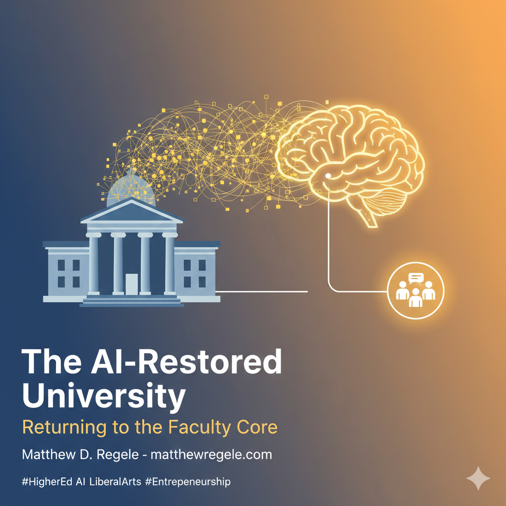 The AI-Restored University: Returning to the Faculty Core